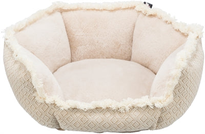 Trixie Hund Korb Boho Eckig Beige